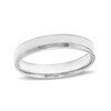 Thumbnail Image 1 of Previously Owned - 4.0mm Low Dome Comfort-Fit Wedding Band in 10K White Gold