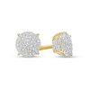 Thumbnail Image 1 of Previously Owned - 1/6 CT. T.W. Multi-Diamond Stud Earrings in 10K Gold