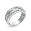 Thumbnail Image 3 of Previously Owned - 1/3 CT. T.W. Diamond Three Stone Slant Wedding Band in 10K White Gold
