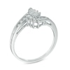 Thumbnail Image 2 of Previously Owned - 1/3 CT. T.W. Marquise Diamond Frame Bypass Engagement Ring in 10K White Gold