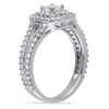 Thumbnail Image 2 of Previously Owned - 1 CT. T.W. Princess-Cut Diamond Double Frame Split Shank Engagement Ring in 14K White Gold