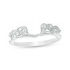 Thumbnail Image 1 of Previously Owned - 1/8 CT. T.W. Diamond Vine Vintage-Style Solitaire Enhancer in 10K White Gold