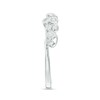 Thumbnail Image 4 of Previously Owned - 1/8 CT. T.W. Diamond Vine Vintage-Style Solitaire Enhancer in 10K White Gold