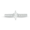 Thumbnail Image 4 of Previously Owned - 1/2 CT. T.W.  Marquise Diamond Filigree Vintage-Style Engagement Ring in 14K White Gold (I/I1)