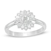 Thumbnail Image 1 of Previously Owned - 1/2 CT. T.W. Diamond Starburst Frame Engagement Ring in 10K White Gold