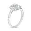 Thumbnail Image 2 of Previously Owned - 1/2 CT. T.W. Diamond Starburst Frame Engagement Ring in 10K White Gold