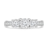 Thumbnail Image 3 of Previously Owned - 1 CT. T.W. Diamond Three Stone Engagement Ring in 10K White Gold