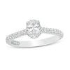 Thumbnail Image 1 of Previously Owned - Zales Private Collection 5/8 CT. T.W.  Oval Diamond Engagement Ring in 14K White Gold (F/SI2)
