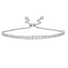 Thumbnail Image 1 of Previously Owned - 1 CT. T.W. Diamond Bolo Bracelet in 10K White Gold - 9.5"
