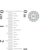 Thumbnail Image 3 of Previously Owned - 3/4 CT. T.W. Diamond Frame Stud Earrings in 14K White Gold (I/I2)