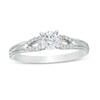 Thumbnail Image 1 of Previously Owned - 1/2 CT. TW. Diamond Open Loop Shank Engagement Ring in 14K White Gold (I/I2)