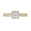 Thumbnail Image 4 of Previously Owned - 1/2 CT. T.W. Princess-Cut Diamond Frame Engagement Ring in 14K Gold