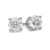 Thumbnail Image 1 of Previously Owned - 1/2 CT. T.W. Diamond Solitaire Stud Earrings in 14K White Gold (J/I3)