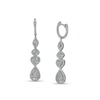 Thumbnail Image 1 of Previously Owned - Marilyn Monroe™ Collection 1 CT. T.W. Diamond Multi-Shape Drop Earrings in 10K White Gold