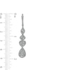 Thumbnail Image 2 of Previously Owned - Marilyn Monroe™ Collection 1 CT. T.W. Diamond Multi-Shape Drop Earrings in 10K White Gold