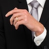 Thumbnail Image 2 of Previously Owned - Vera Wang Men's 1/10 CT. T.W. Baguette Diamond Five Stone Wedding Band in 14K Gold