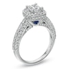Thumbnail Image 3 of Previously Owned - Vera Wang Love Collection 1-3/4 CT. T.W. Princess-Cut Diamond Frame Engagement Ring in 14K White Gold