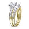 Thumbnail Image 2 of Previously Owned - 1 CT. T.W. Quad Princess-Cut Diamond Bridal Set in 14K Two-Tone Gold