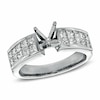 Thumbnail Image 1 of Previously Owned - 1 CT. T.W. Princess-Cut Diamond Semi-Mount in 14K White Gold