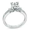 Thumbnail Image 2 of Previously Owned - 3/4 CT. T.W. Quad Princess-Cut Diamond Three Stone Engagement Ring in 14K White Gold