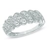 Thumbnail Image 1 of Previously Owned - 1/2 CT. T.W. Diamond Cascading Anniversary Band in 10K White Gold