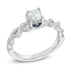 Thumbnail Image 2 of Previously Owned - Vera Wang Love Collection 3/4 CT. T.W. Diamond Cascading Shank Engagement Ring in 14K White Gold