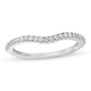 Thumbnail Image 1 of Previously Owned - Vera Wang Love Collection 1/6 CT. T.W. Diamond Contour Wedding Band in 14K White Gold