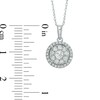 Thumbnail Image 2 of Previously Owned - 1/2 CT. T.W. Diamond Double Frame Pendant in 10K White Gold