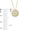Thumbnail Image 2 of Previously Owned - 1/3 CT. T.W. Multi-Diamond Double Frame Vintage-Style Pendant in 10K Gold