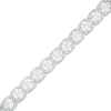 Thumbnail Image 1 of Previously Owned - 2 CT. T.W. Diamond Vintage-Style Tennis Bracelet in 10K White Gold - 7.5&quot;
