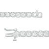 Thumbnail Image 2 of Previously Owned - 2 CT. T.W. Diamond Vintage-Style Tennis Bracelet in 10K White Gold - 7.5&quot;