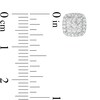 Thumbnail Image 2 of Previously Owned - 1/4 CT. T.W. Cushion-Shaped Multi-Diamond Cushion Frame Stud Earrings in 10K White Gold