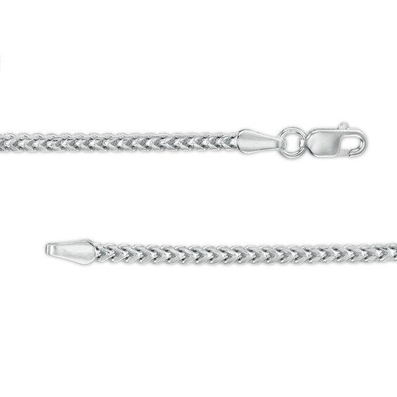 Previously Owned - 2.0mm Franco Chain Necklace in Solid 14K White Gold - 22"