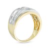 Thumbnail Image 2 of Previously Owned - 1/2 CT. T.W. Diamond Slant Row Ring in 10K Two-Tone Gold