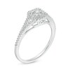 Thumbnail Image 3 of Previously Owned - 1/4 CT. T.W. Baguette and Round Diamond Cushion Frame Split Shank Ring in 10K White Gold