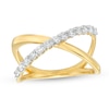 Thumbnail Image 1 of Previously Owned - 1/2 CT. T.W. Diamond Orbit Split Shank Ring in 10K Gold