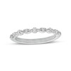 Thumbnail Image 1 of Previously Owned - 1/3 CT. T.W. Composite Marquise and Round Diamond Alternating Band in 10K White Gold