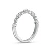 Thumbnail Image 2 of Previously Owned - 1/3 CT. T.W. Composite Marquise and Round Diamond Alternating Band in 10K White Gold