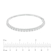 Thumbnail Image 2 of Previously Owned - 2 CT. T.W. Diamond Line Bangle in 10K White Gold