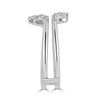 Thumbnail Image 2 of Previously Owned - 1/4 CT. T.W. Diamond Contour Solitaire Enhancer in 14K White Gold