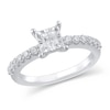 Thumbnail Image 1 of Previously Owned - 5/8 CT. T.W. Princess-Cut Diamond Engagement Ring in 10K White Gold