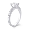 Thumbnail Image 2 of Previously Owned - 5/8 CT. T.W. Princess-Cut Diamond Engagement Ring in 10K White Gold