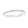 Thumbnail Image 1 of Previously Owned - 1/6 CT. T.W.  Diamond Anniversary Band in Platinum (I/SI2)