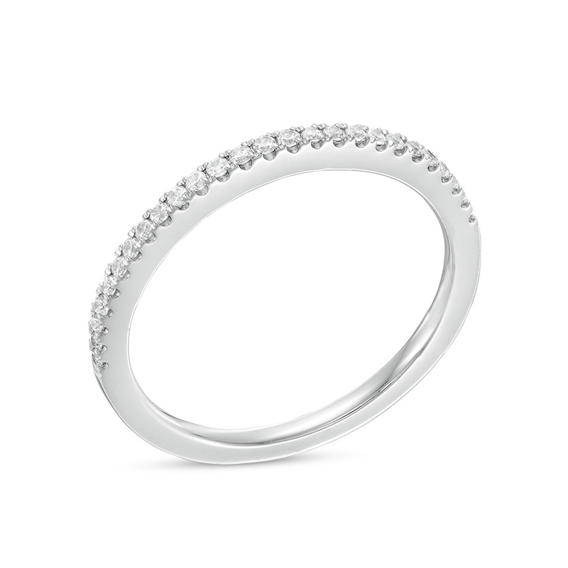 Main Image 3 of Previously Owned - 1/6 CT. T.W.  Diamond Anniversary Band in Platinum (I/SI2)