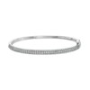 Thumbnail Image 1 of Previously Owned - 2-1/2 CT. T.W. Diamond Bangle in 10K White Gold – 7.25"