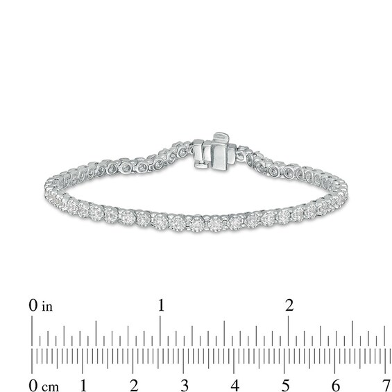 Previously Owned - 2 CT. T.w. Diamond Tennis Bracelet in 10K White Gold