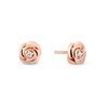 Thumbnail Image 5 of Previously Owned - Enchanted Disney Belle Diamond Pendant and Stud Earrings Set in Sterling Silver and 10K Rose Gold