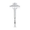 Thumbnail Image 2 of Previously Owned - 7/8 CT. T.W. Diamond Double Hexagon Frame Engagement Ring in 14K White Gold