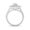 Thumbnail Image 3 of Previously Owned - 7/8 CT. T.W. Diamond Double Hexagon Frame Engagement Ring in 14K White Gold