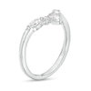 Thumbnail Image 3 of Previously Owned - 1/3 CT. T.W. Marquise and Round Diamond Contour Anniversary Band in 14K White Gold